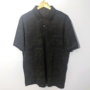 DKNY Men's Polo Shirt Black - Size M